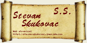 Stevan Skukovac vizit kartica